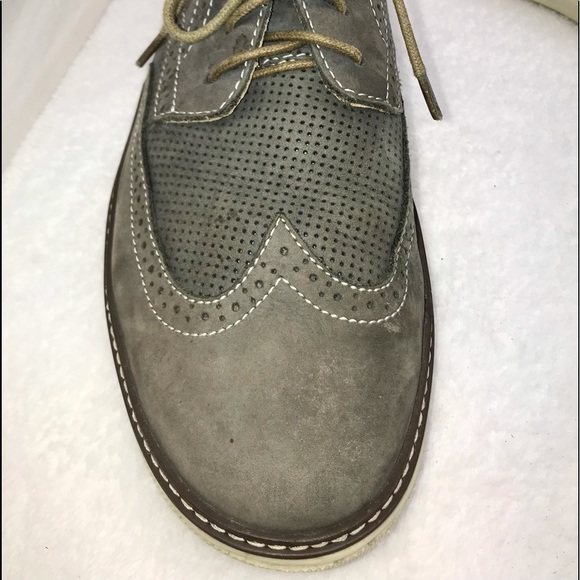 Johnston & Murphy Gray Oxfords